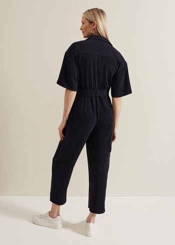 Phase Eight Tallulah Utility Jumpsuit Navy Canada | GZBKJI-821